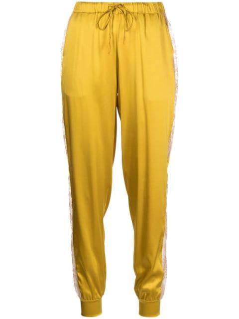 tapered silk trousers by CARINE GILSON