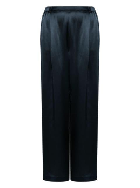 wide-leg silk pyjama trousers by CARINE GILSON