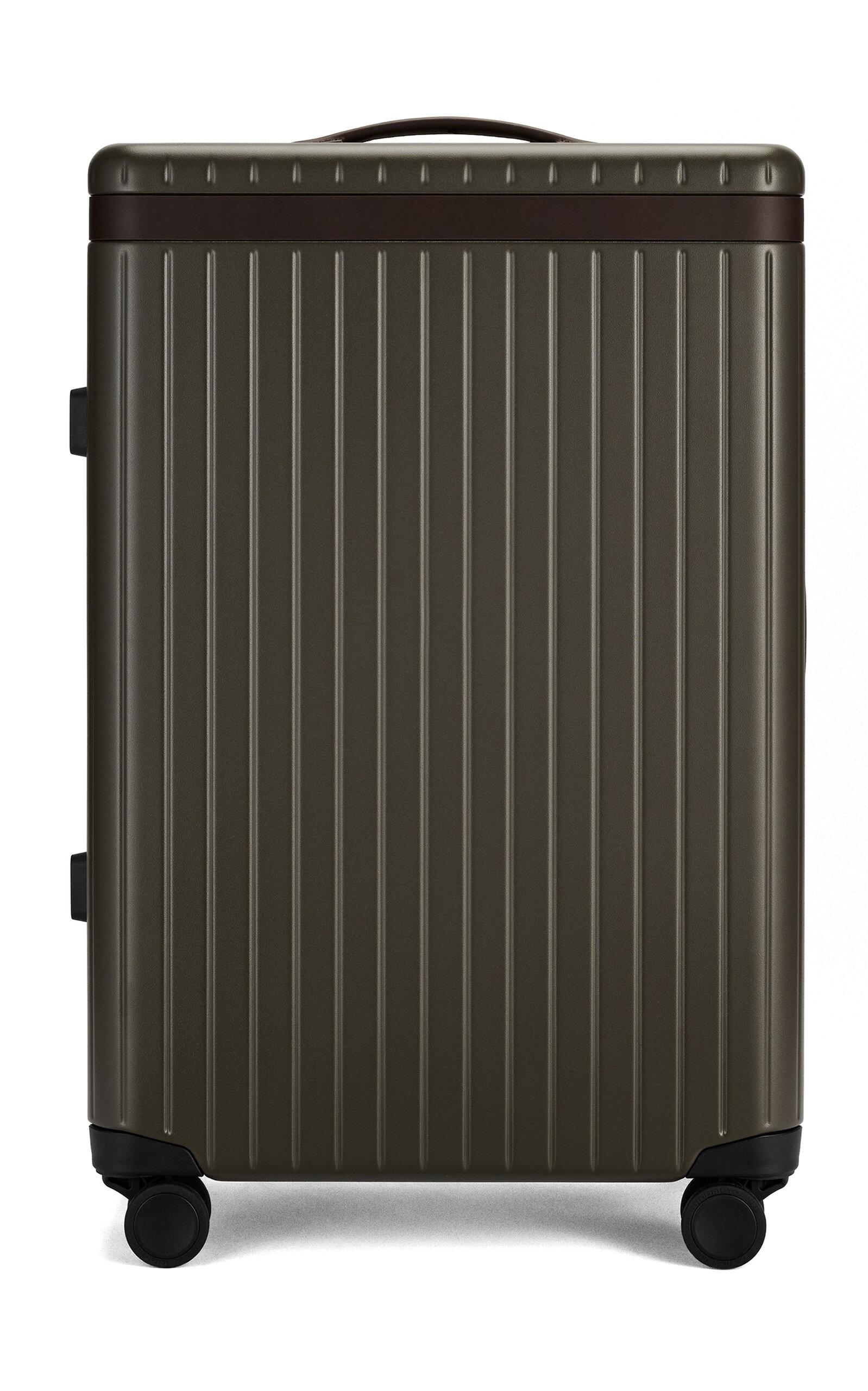 Carl Friedrik - The Check-In Suitcase - Olive - Moda Operandi by CARL FRIEDRIK