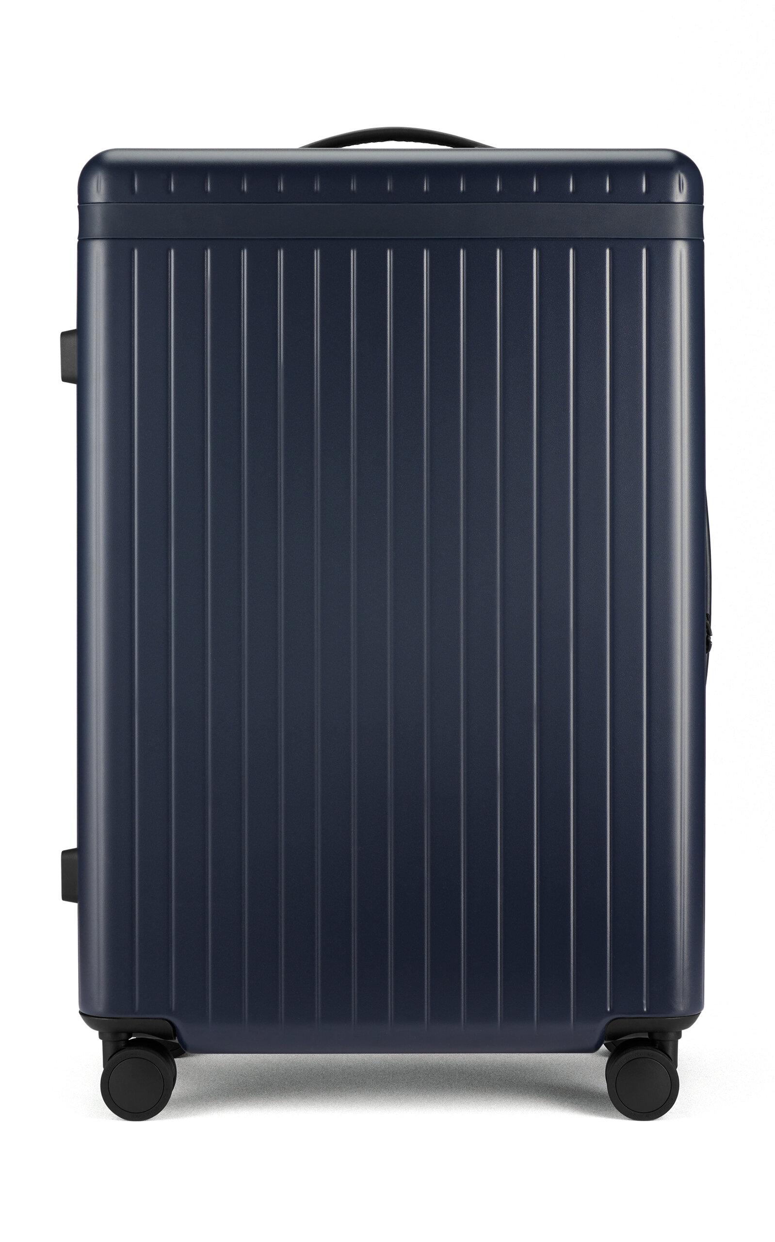 Carl Friedrik - The Large Check-In Core Luggage - Navy - Moda Operandi by CARL FRIEDRIK