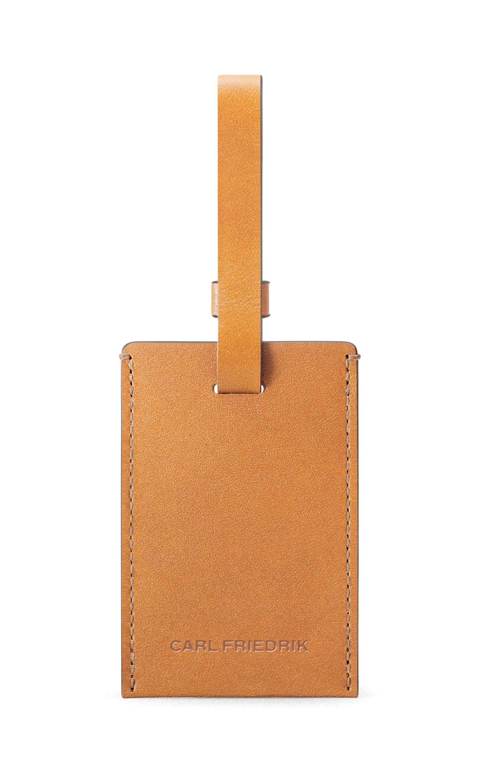 Carl Friedrik - The Luggage Tag - Tan - Moda Operandi by CARL FRIEDRIK