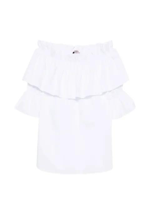 Enec ruffled off-the-shoulder blouse by CARLA G.