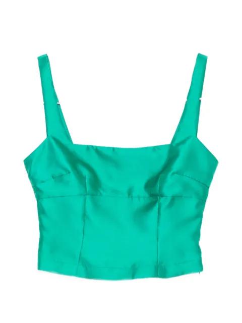 Viat square-neck top by CARLA G.