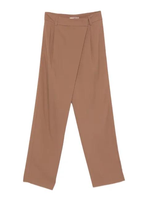 wrap-design pants by CARLA G.