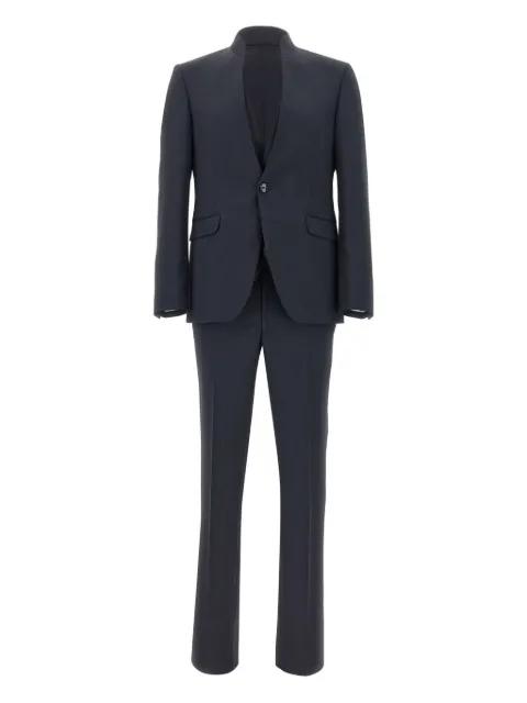 mandarin collar three-piece suit by CARLO PIGNATELLI