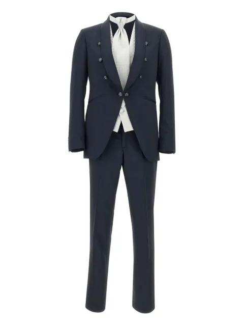 three-piece shawl-lapels suit by CARLO PIGNATELLI