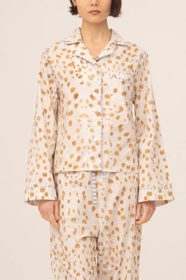 Carmen Says Bambi Deer Print Pajama Shirt by CARMEN SAYS