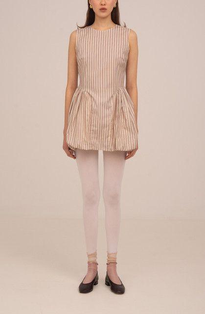 Carmen Says Candy Striped Mini Dress by CARMEN SAYS