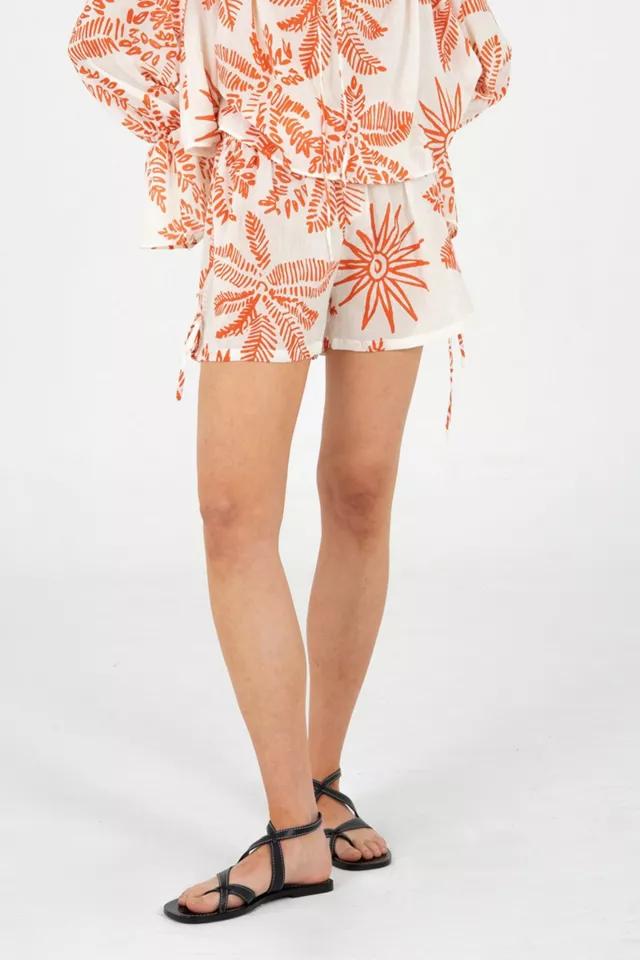 Carmen Says Cyrus Palm-Printed Shorts by CARMEN SAYS