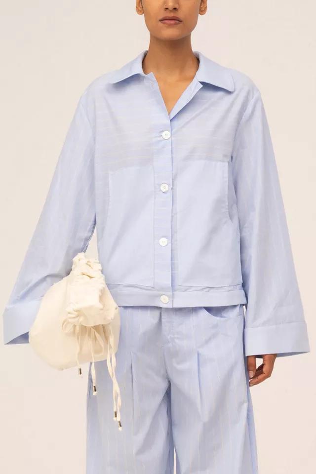 Carmen Says Hunter Striped  Shirt by CARMEN SAYS