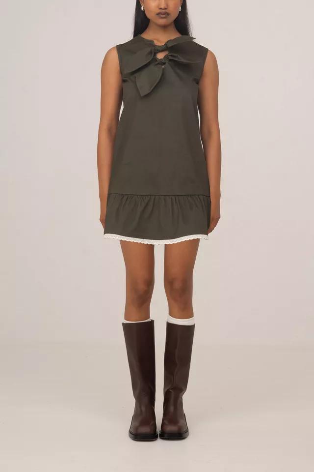 Carmen Says Ivy Green Sleeveless Mini Dress by CARMEN SAYS