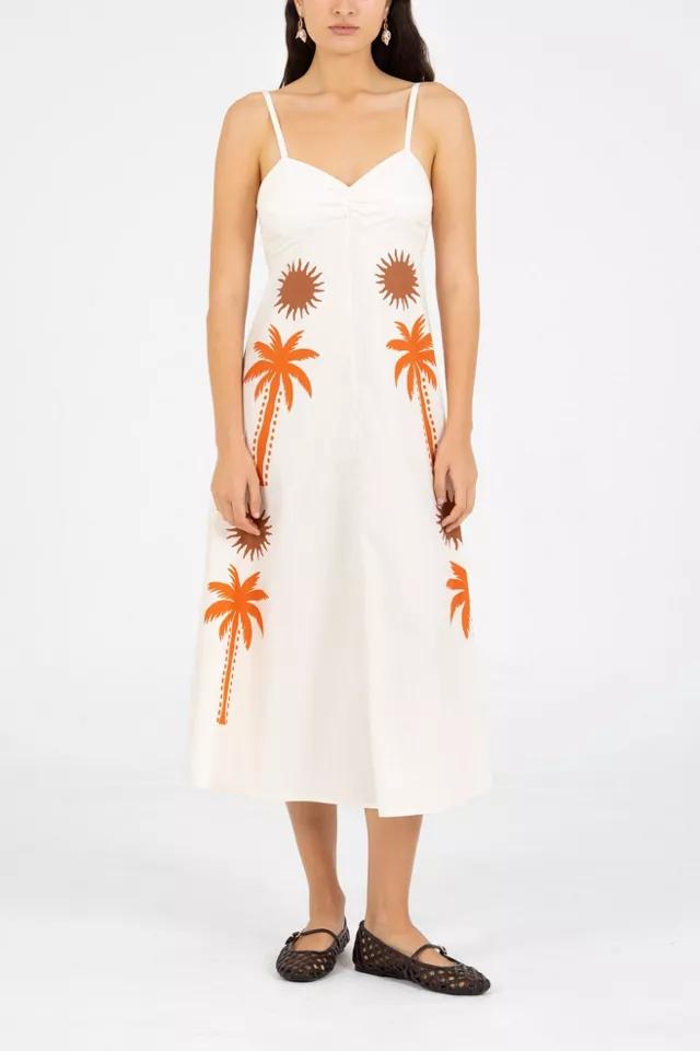 Carmen Says Lux Palm-Printed Dress by CARMEN SAYS