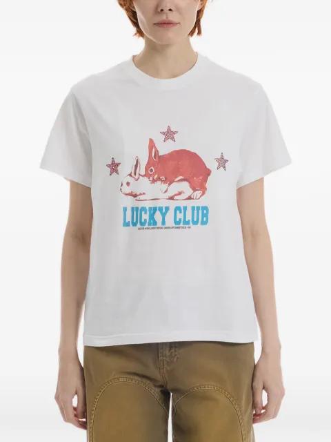 Lucky Club graphic-print t-shirt by CARNE BOLLENTE