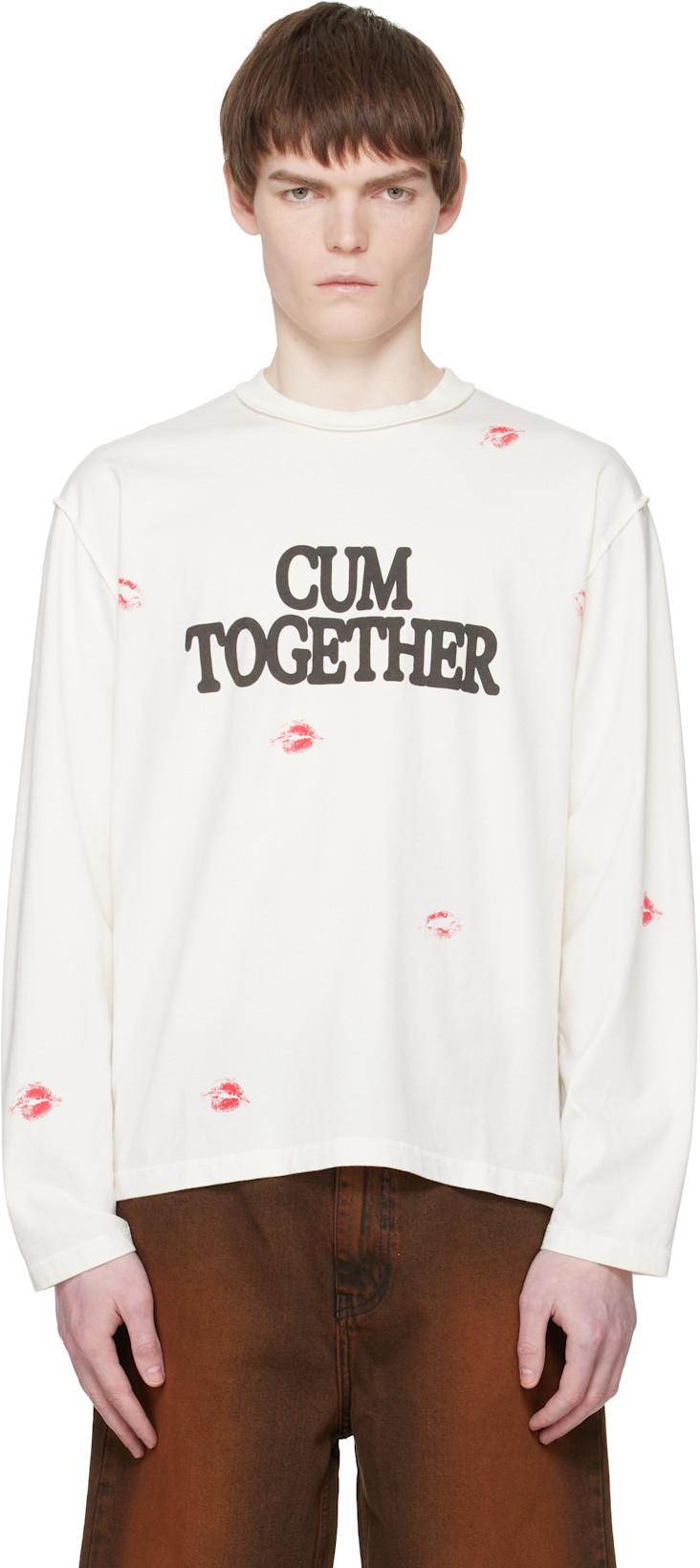 Off-White 'Cum Again?' T-shirt by CARNE BOLLENTE