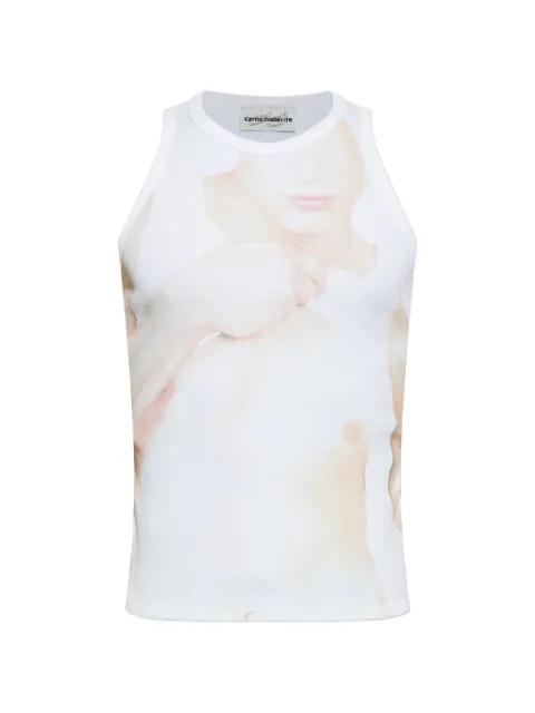 crew-neck vest by CARNE BOLLENTE
