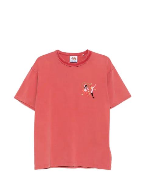 embroidered-detail T-shirt by CARNE BOLLENTE