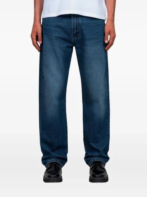 heart-details straight-leg jeans by CARNE BOLLENTE