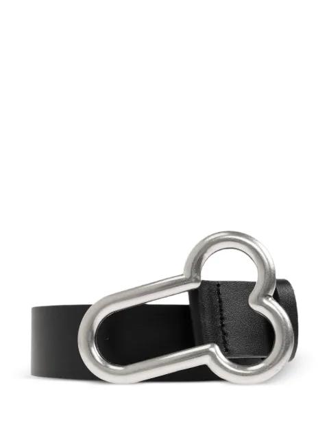 leather belt by CARNE BOLLENTE