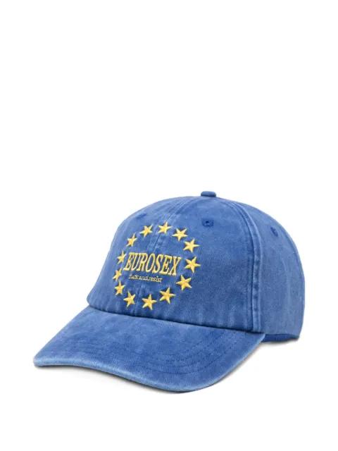 star-embroidered baseball cap by CARNE BOLLENTE