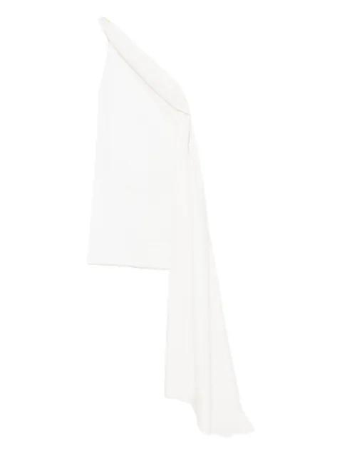 asymmetric dress by CAROL CHRISTIAN POELL