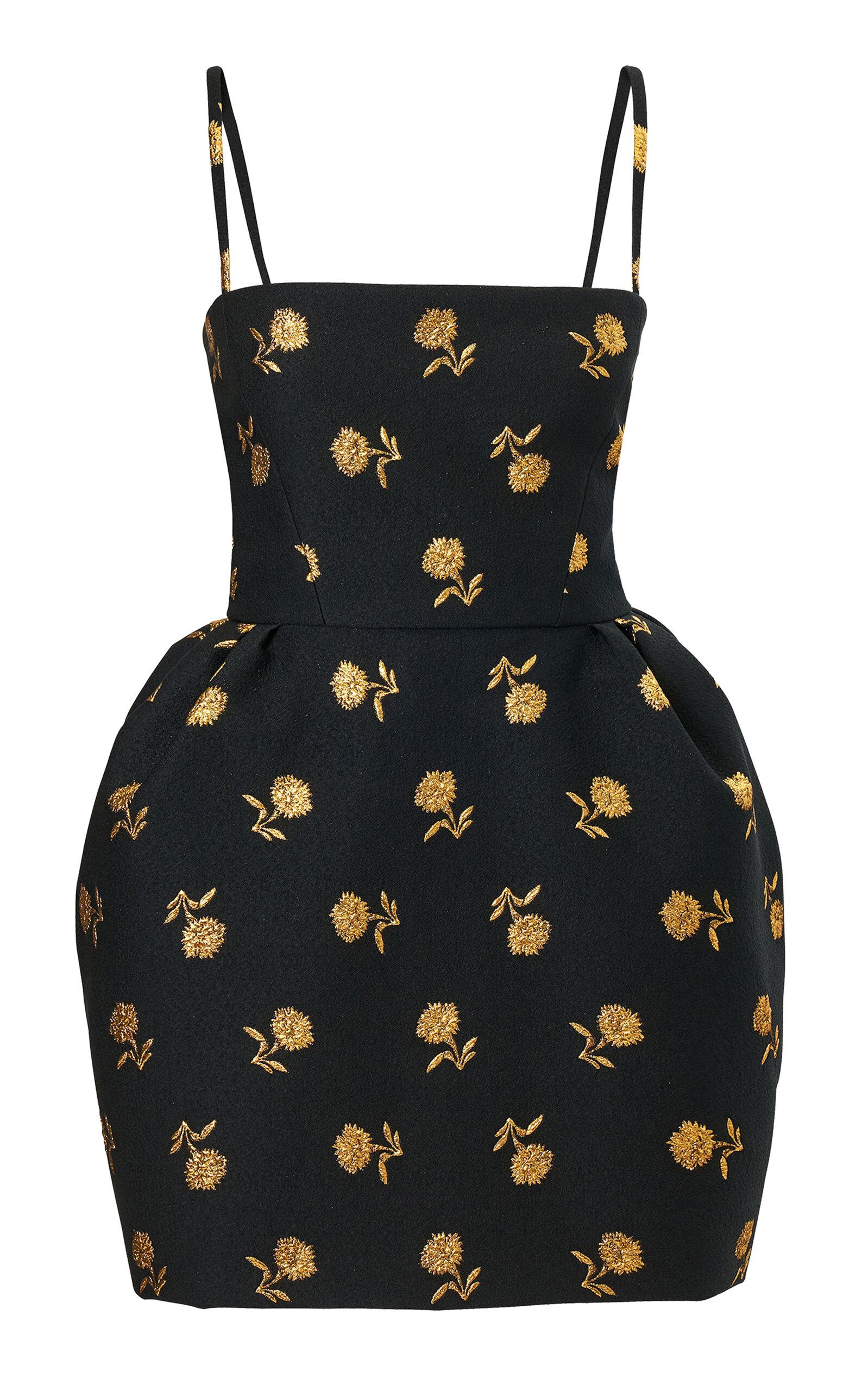Carolina Herrera Bell-Shaped Carnation  Jacquard Mini Dress - Moda Operandi by CAROLINA HERRERA