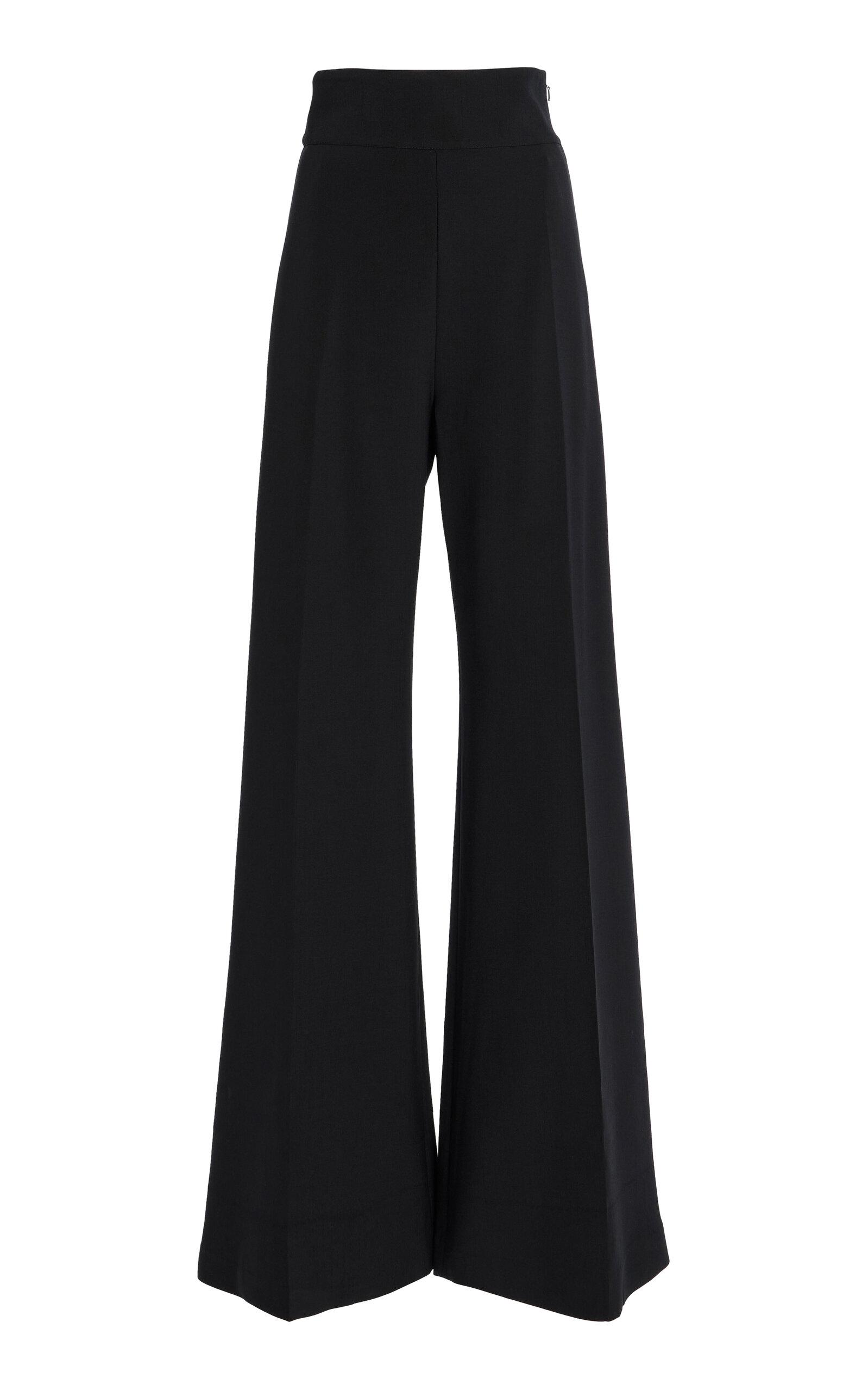 Carolina Herrera Bi-Stretch Wool Tailoring Wide-Leg Pants - Moda Operandi by CAROLINA HERRERA