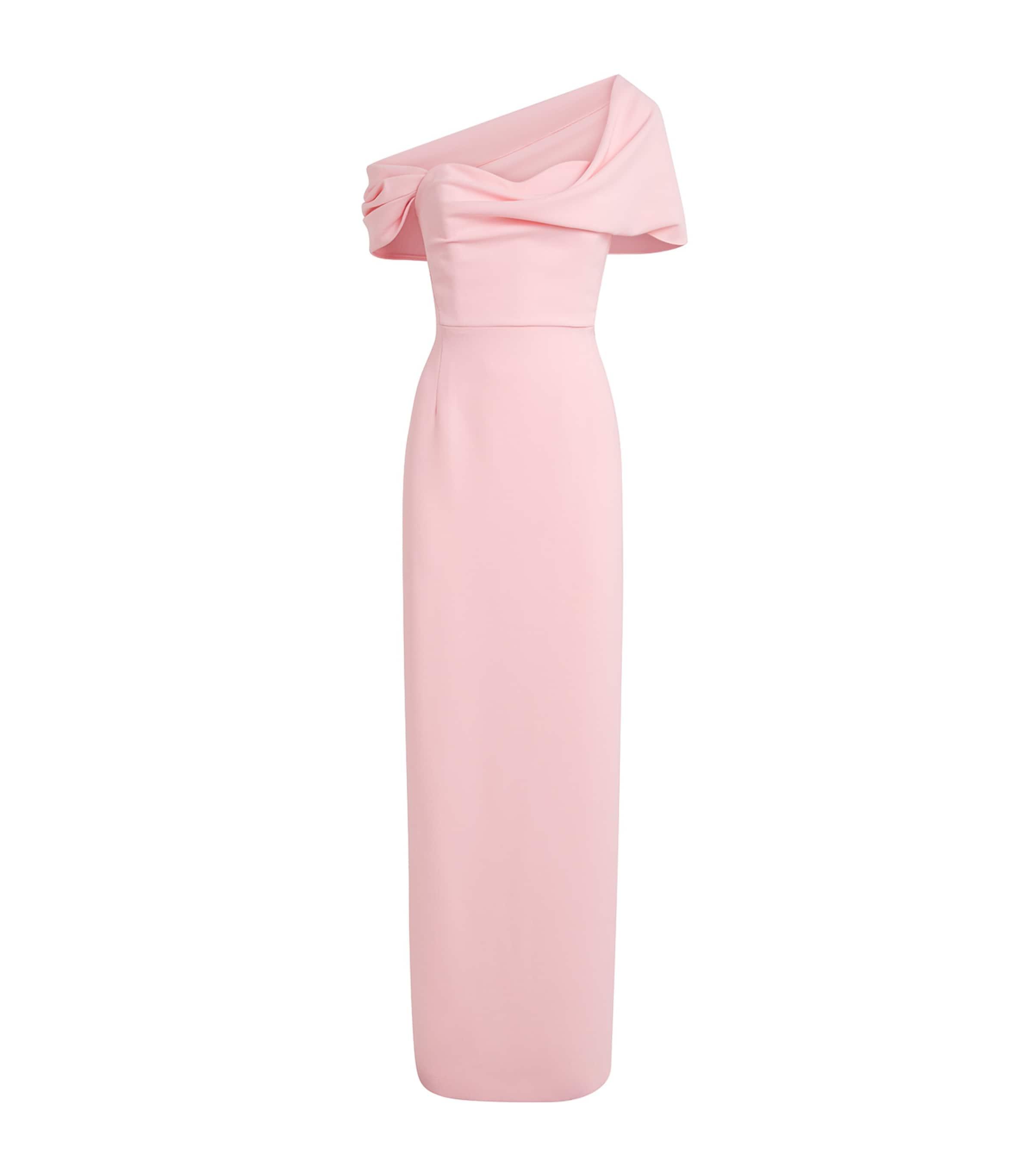 Carolina Herrera Draped Off-The-Shoulder Gown by CAROLINA HERRERA