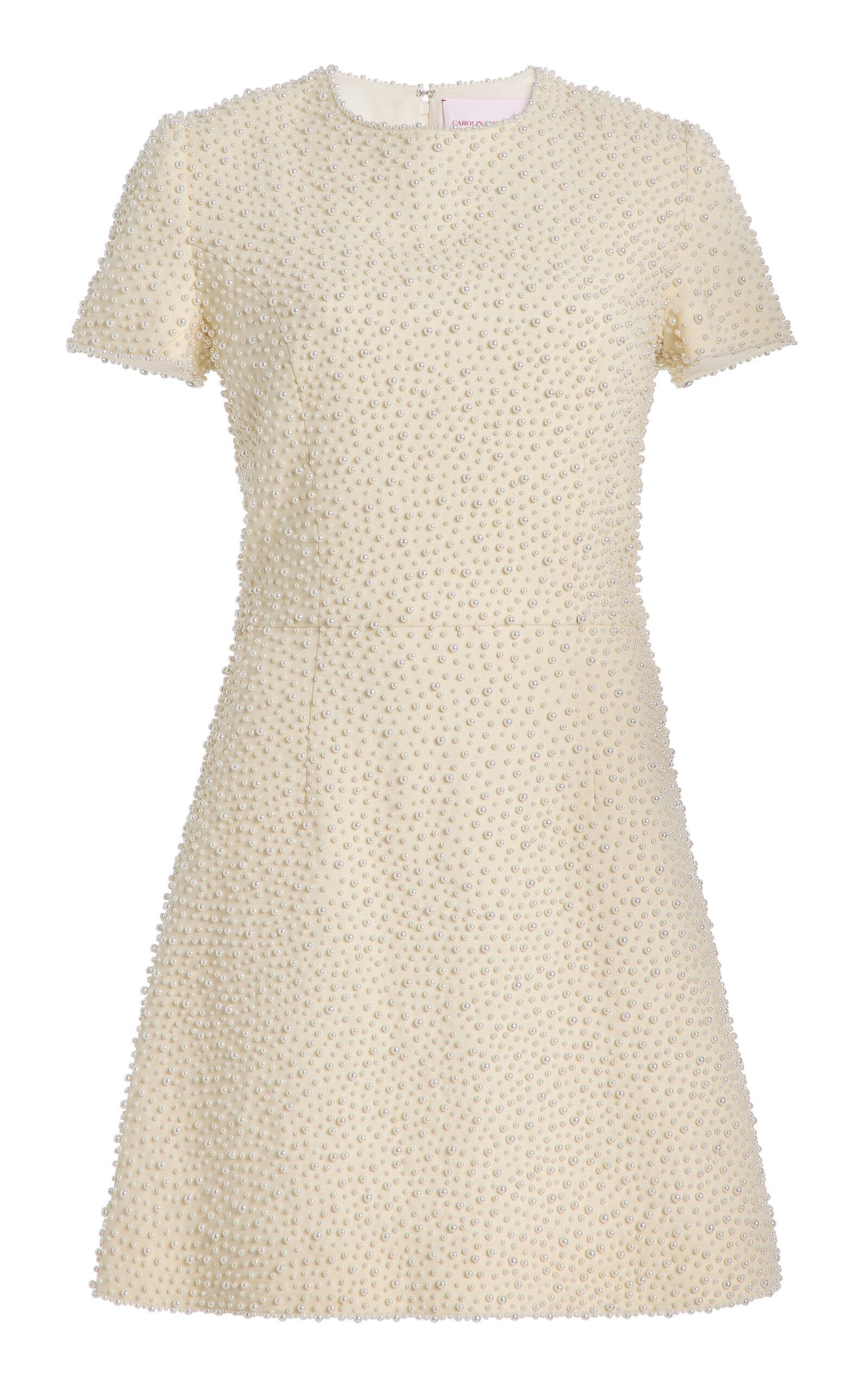 Carolina Herrera Embellished Wool Mini Dress - Moda Operandi by CAROLINA HERRERA