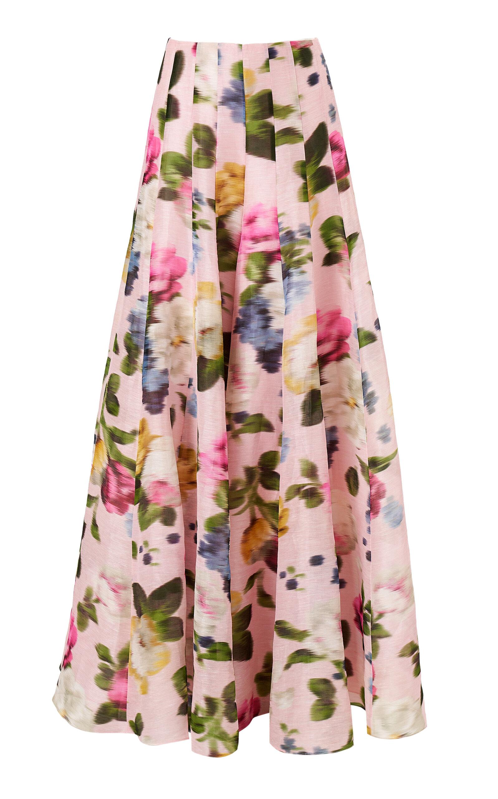 Carolina Herrera High-Rise Garden Floral Silk Wide-Leg Pants - Moda Operandi by CAROLINA HERRERA
