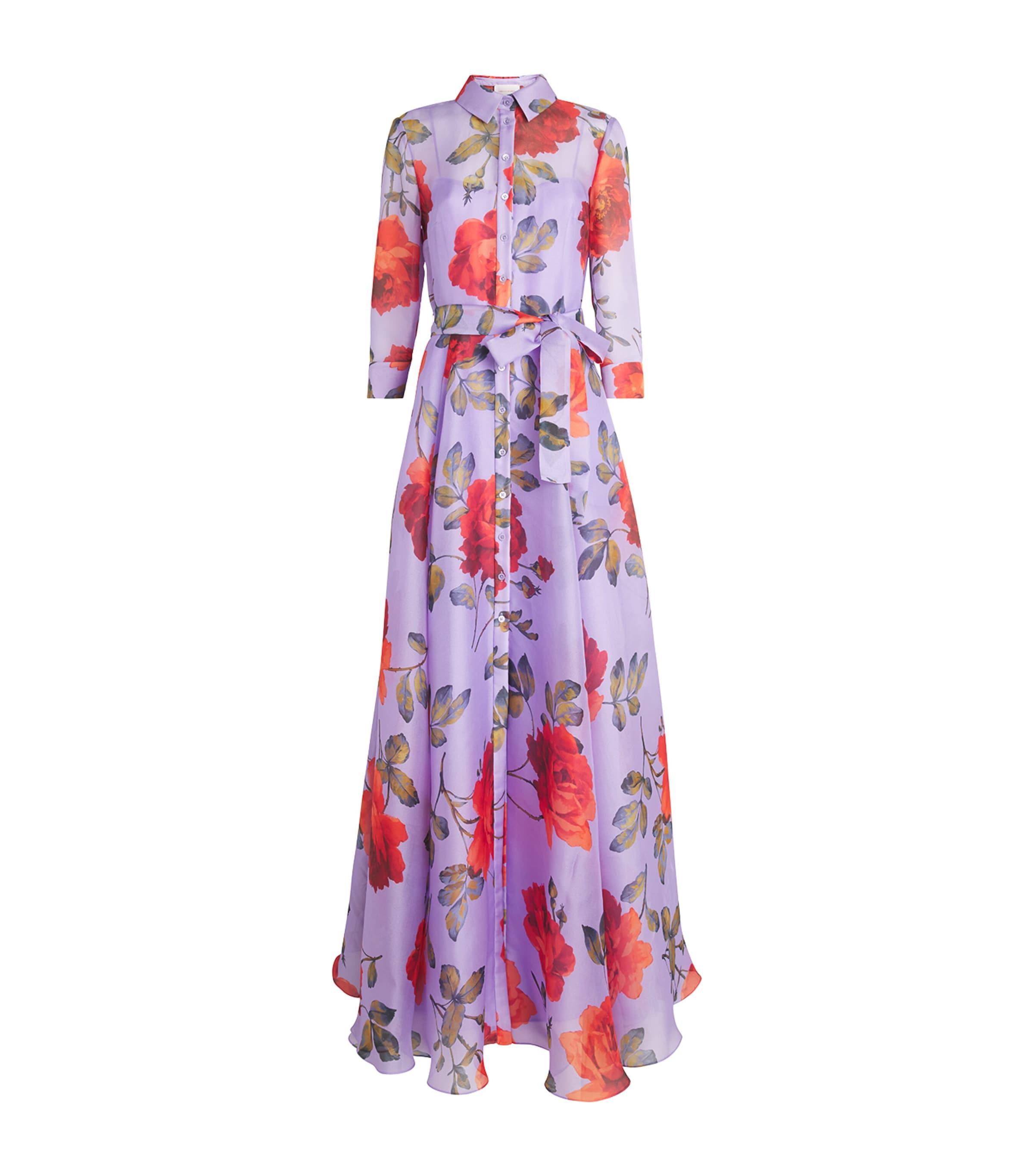 Carolina Herrera Silk Floral Gown by CAROLINA HERRERA