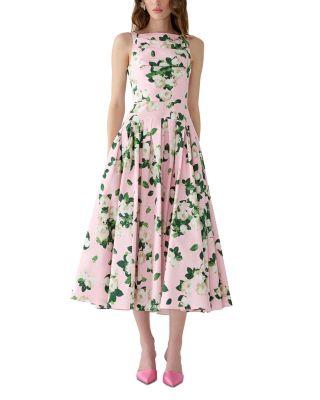 Drop Waist Midi Dress by CAROLINA HERRERA