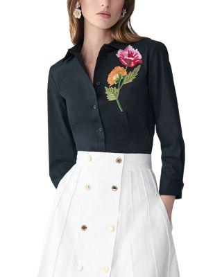 Embellished Icon Shirt by CAROLINA HERRERA
