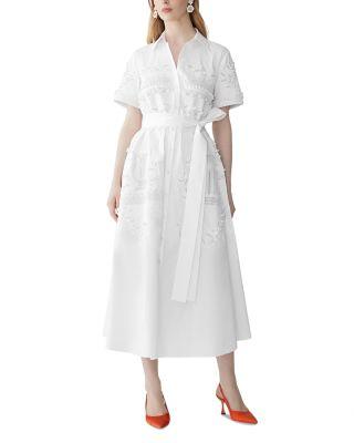 Embroidered Shirt Dress by CAROLINA HERRERA