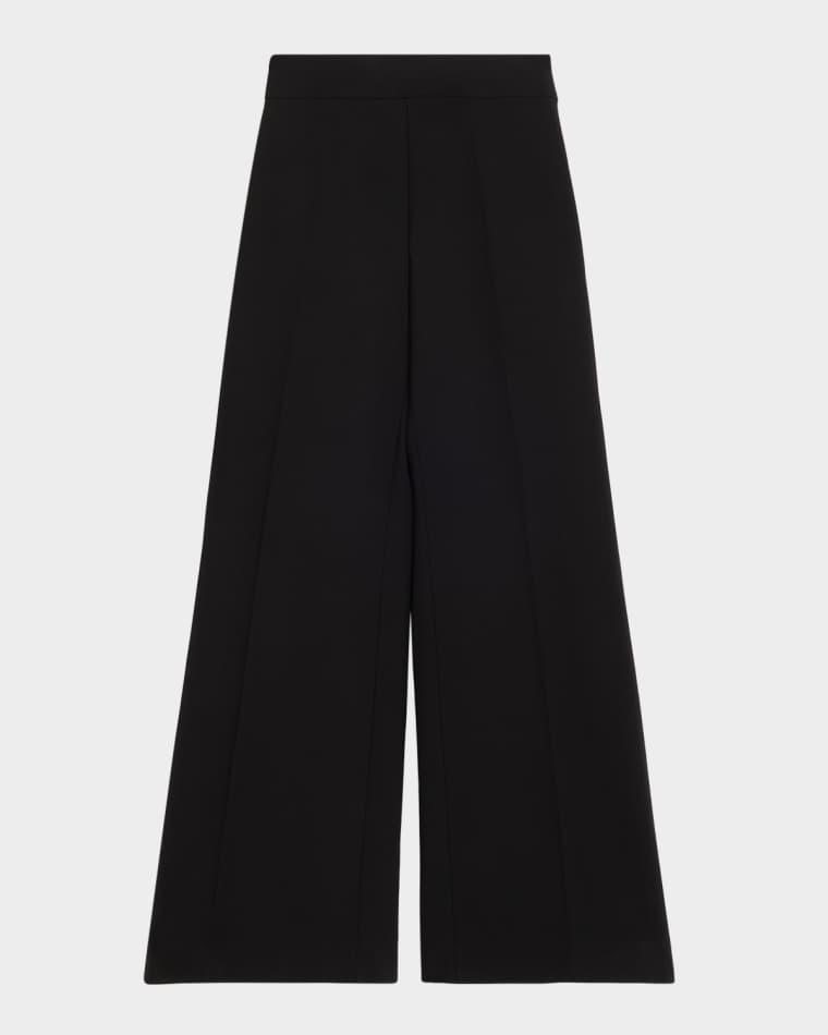 High-Rise Wide-Leg Wool Pants by CAROLINA HERRERA