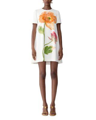 Short Sleeve Mini Dress by CAROLINA HERRERA
