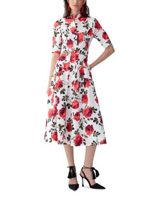 Short Sleeve Shirtdress by CAROLINA HERRERA