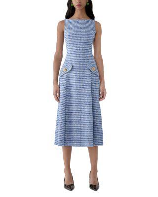 Sleeveless A Line Dress by CAROLINA HERRERA