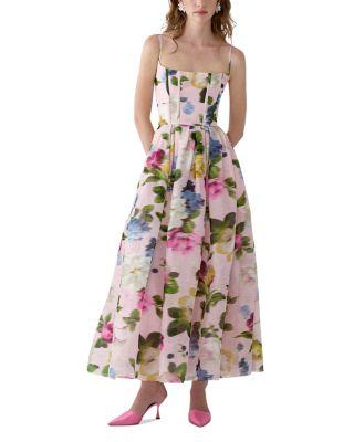 Thin Strap Midi Dress by CAROLINA HERRERA
