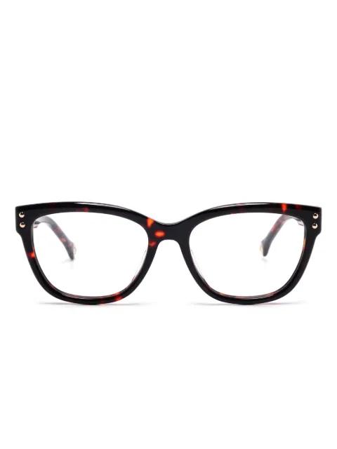 cat eye-frame glasses by CAROLINA HERRERA