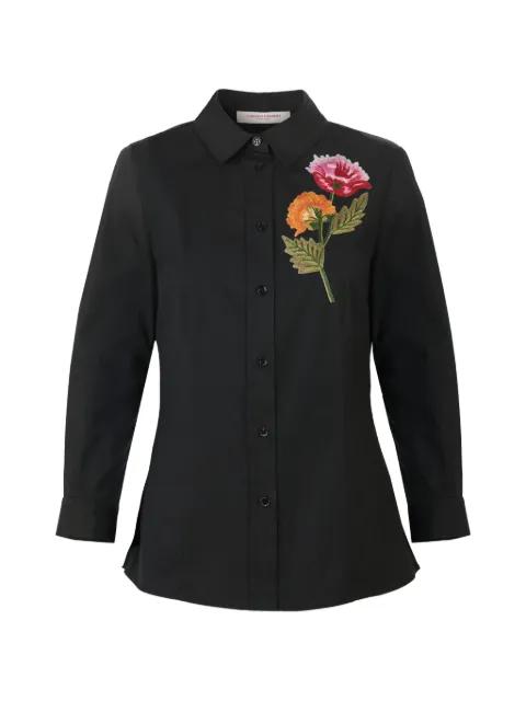 floral-embroidered Icon shirt by CAROLINA HERRERA