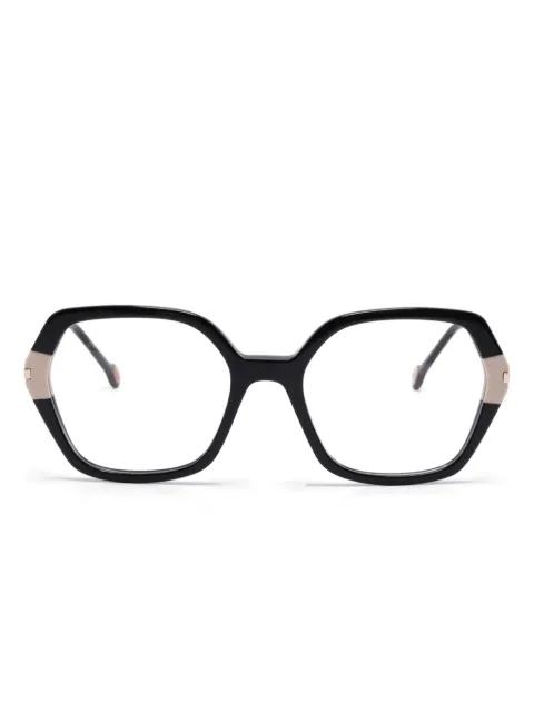 geometric-frames glasses by CAROLINA HERRERA