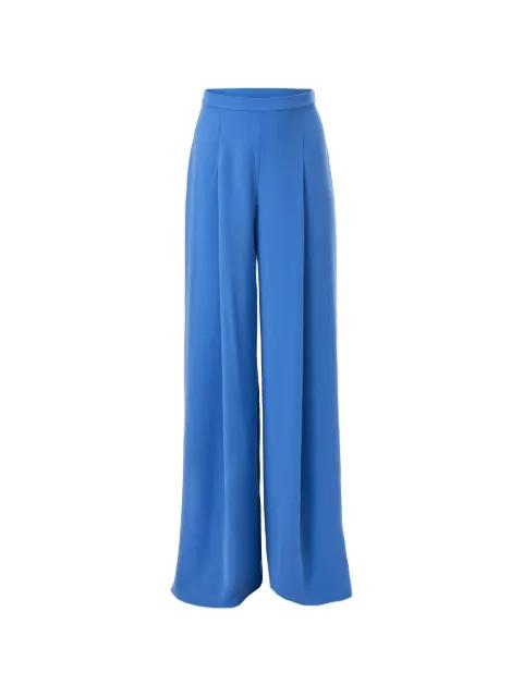 high-waist pleated wide-leg pants by CAROLINA HERRERA