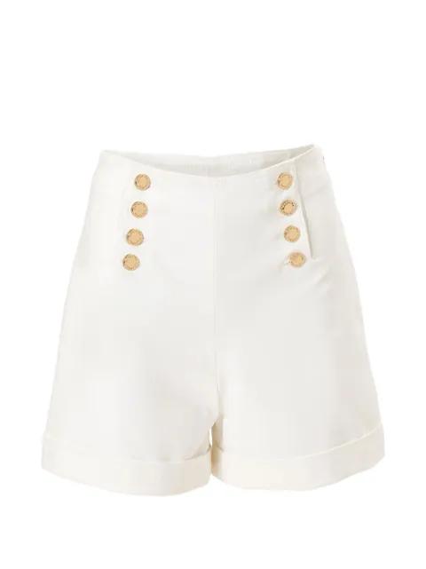 high-waisted wide-leg shorts by CAROLINA HERRERA