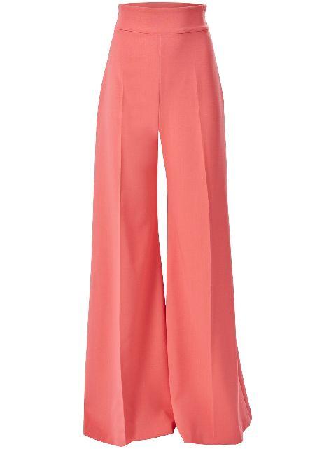 high-waisted wide-leg trousers by CAROLINA HERRERA
