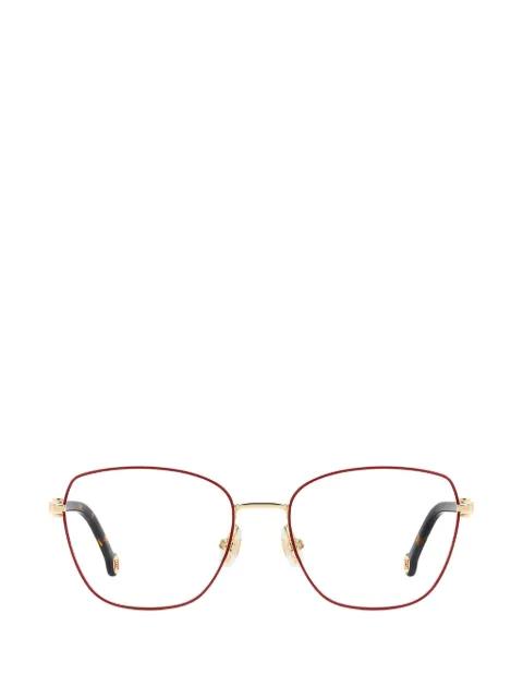logo-detail glasses by CAROLINA HERRERA