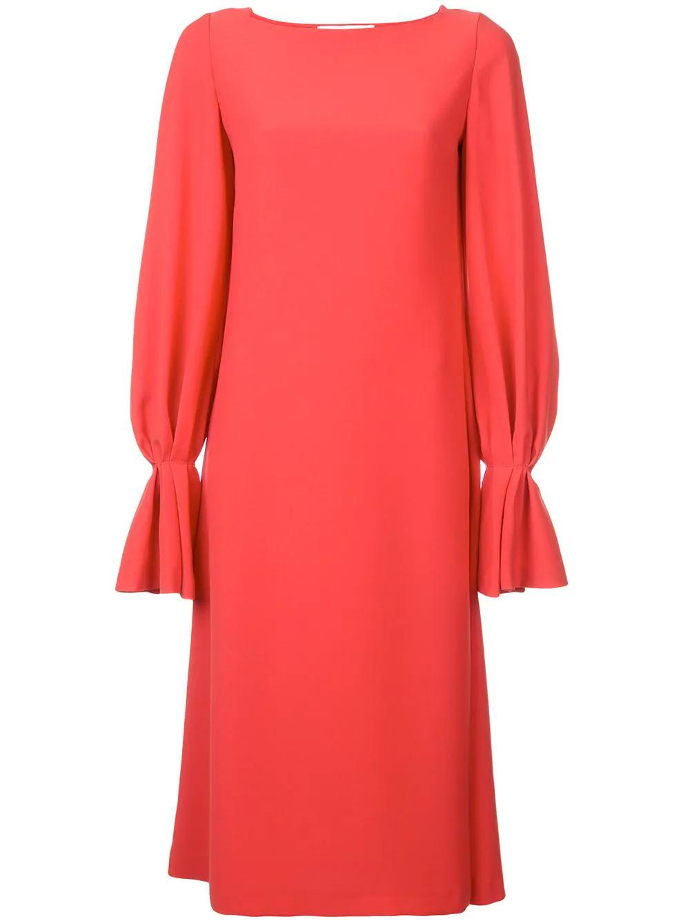 long-sleeved loose dress by CAROLINA HERRERA