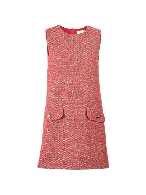 lurex tweed mini dress by CAROLINA HERRERA