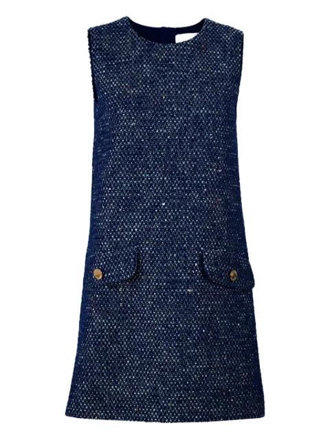 lurex tweed mini dress by CAROLINA HERRERA