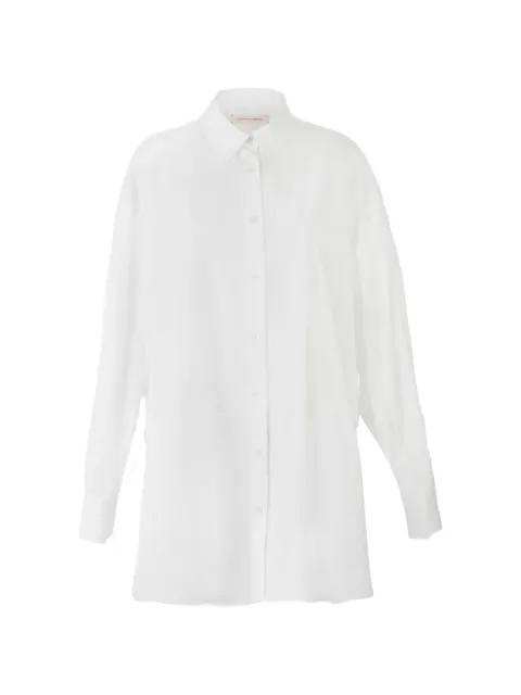 oversized tie-front shirt by CAROLINA HERRERA