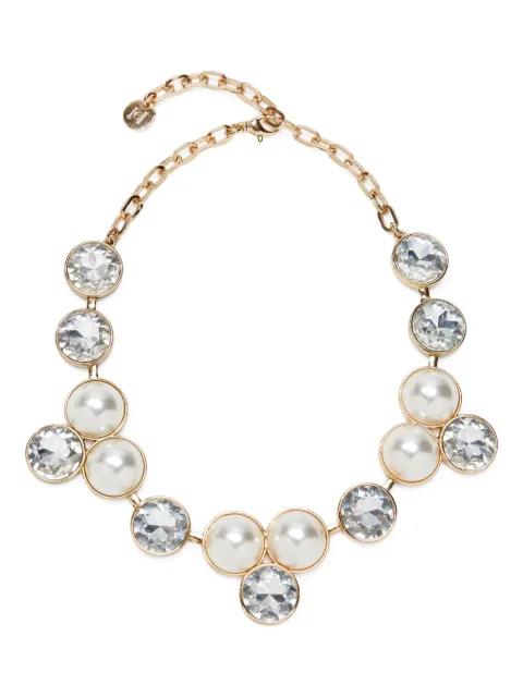 pearl and crystal necklace by CAROLINA HERRERA